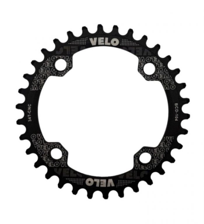 Звезда передняя VELO-Z Z-Raptor 34Т-CNC, BCD 104 Narrow Wide, алюминий