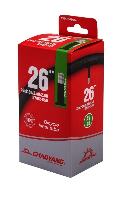 Велокамера Chao Yang 26"х2.30-2.50 AV-48mm