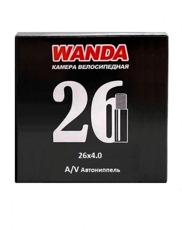 Велокамера Wanda 26"х4.0 AV-33mm Fat Bike