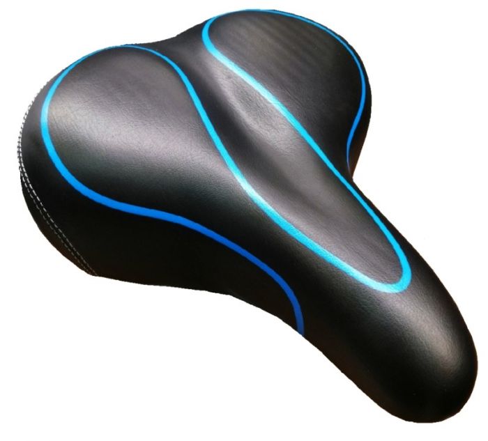 Велосипедное седло Velo-Z 2140-11, закрытые пружины, 220х260мм