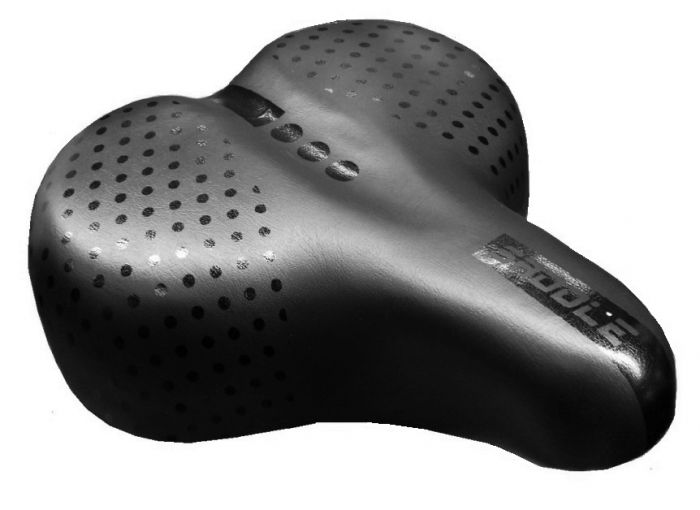 Велосипедное седло Velo-Z 2140-27, обрезиненные пружины, катафот