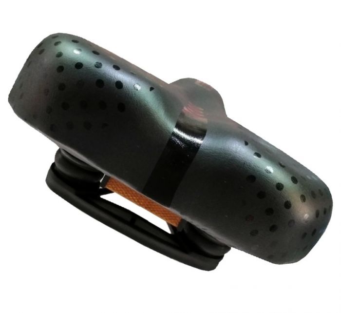 Велосипедное седло Velo-Z 2140-27, обрезиненные пружины, катафот