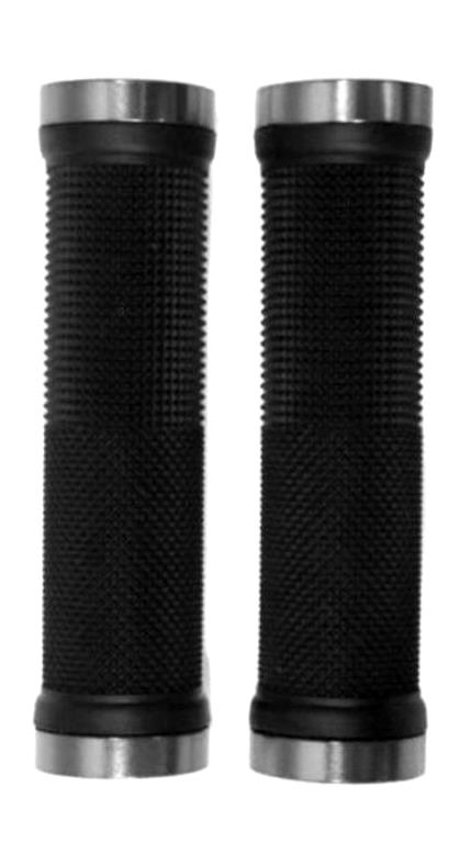 Грипсы VELO-Z HL-G201, с фиксацией, 130mm, черные, пара