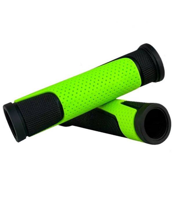 Грипсы Velo-Z 2661-76, 125mm, черно-зеленые, пара