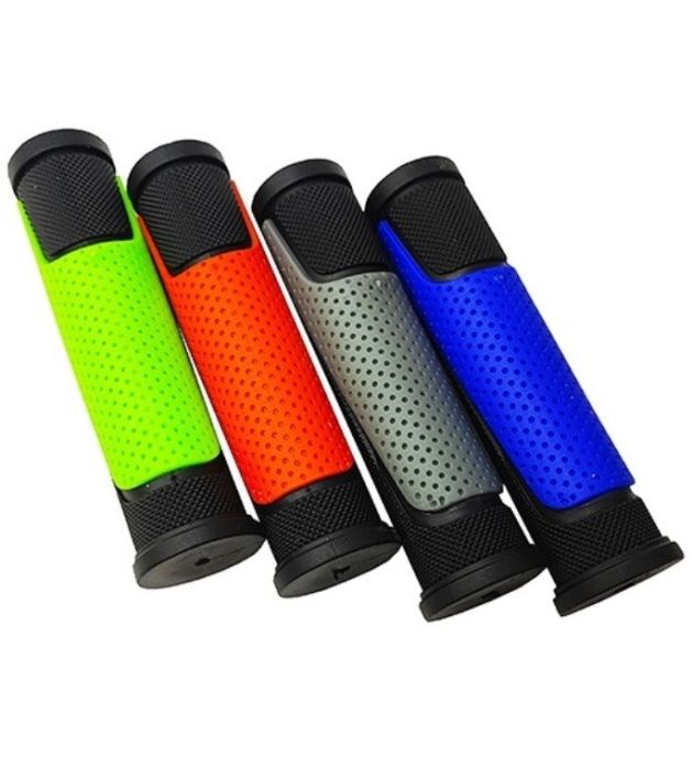 Грипсы Velo-Z 2661-76, 125mm, черно-зеленые, пара