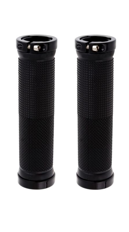 Грипсы XH-G59BL, с фиксаторами.130mm. черные, пара