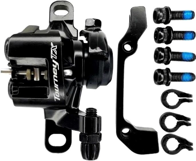 Калипер механический Shimano Tourney BR-TX805, с адаптером F180/R160