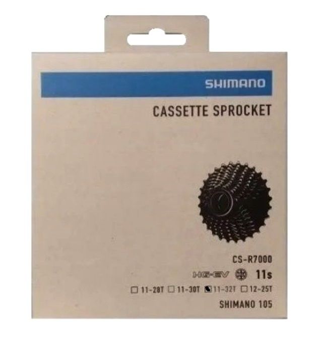 Кассета Shimano 105 CS-R7000 HG-EV, 11 скоростей 11-32T