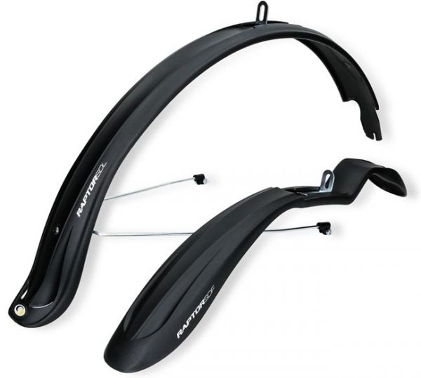 Комплект крыльев 26"-28" Simpla Raptor SD Long 2 c опорами, черный