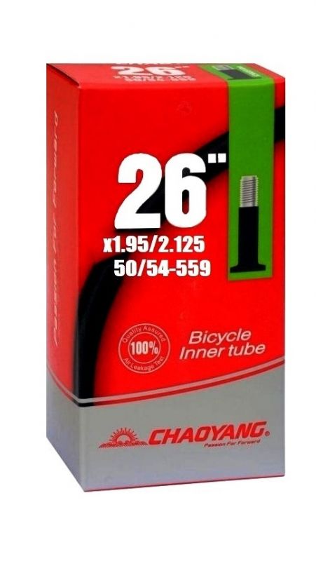 Велокамера Chao Yang 26"х1.95-2.125 AV 33мм