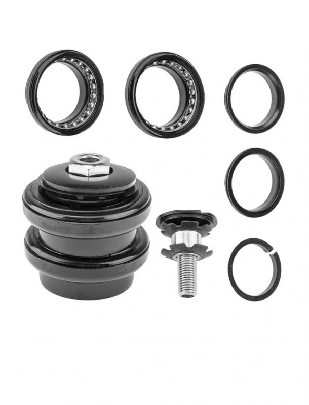 Рулевая колонка Kenli KL-B219 1-1/8", безрезьбовая, внешняя, прямой шток