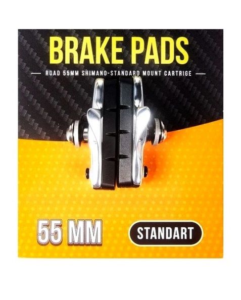 Тормозные колодки 4Bike для ROAD Bike, картриджные, 55мм Shimano Standart Mount.