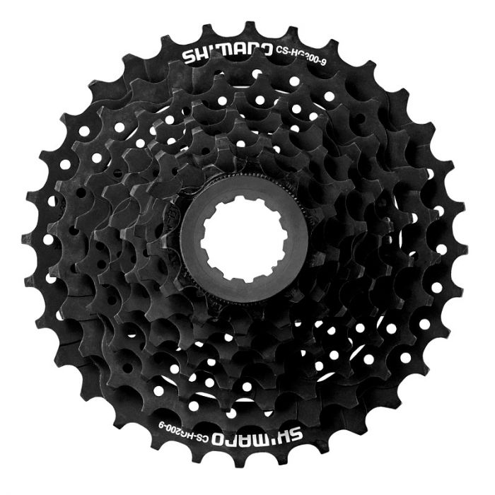 Кассета Shimano CS-HG200 на 9 звезд, 11-32Т, черная