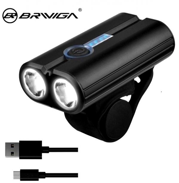 Фонарь передний Briviga EBL-3250, USB-зарядка, 500LM/2000мАч