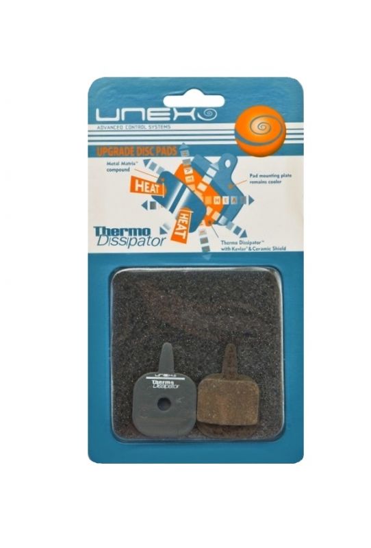 Тормозные колодки Unex UN-BP038 для дискового тормоза, пара
