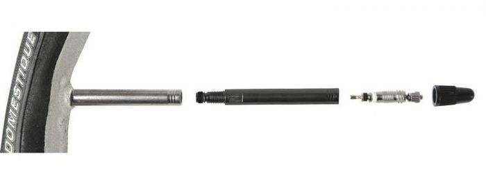Удлинитель ниппеля M-Wave Valve X, L 50мм FV